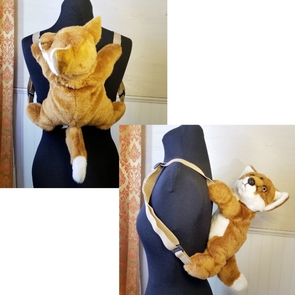 fox plush backpack